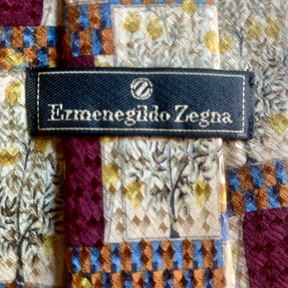 Classic Zegna Silk Ties (Set of 2) Made in Italy • Bold 4” Wide • Designer